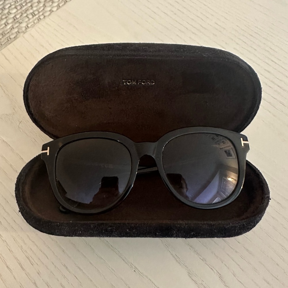 Tom Ford Olivia 54mm Gradient Round Sunglasses